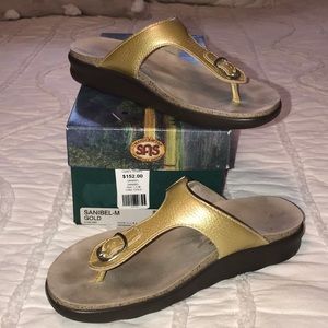 SAS Sanibel Gold Sandals